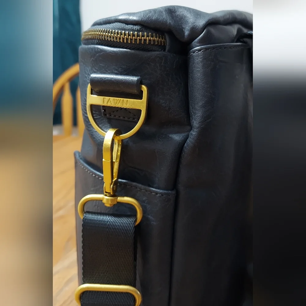 Fawn Design Mini Backpack In Navy/teal